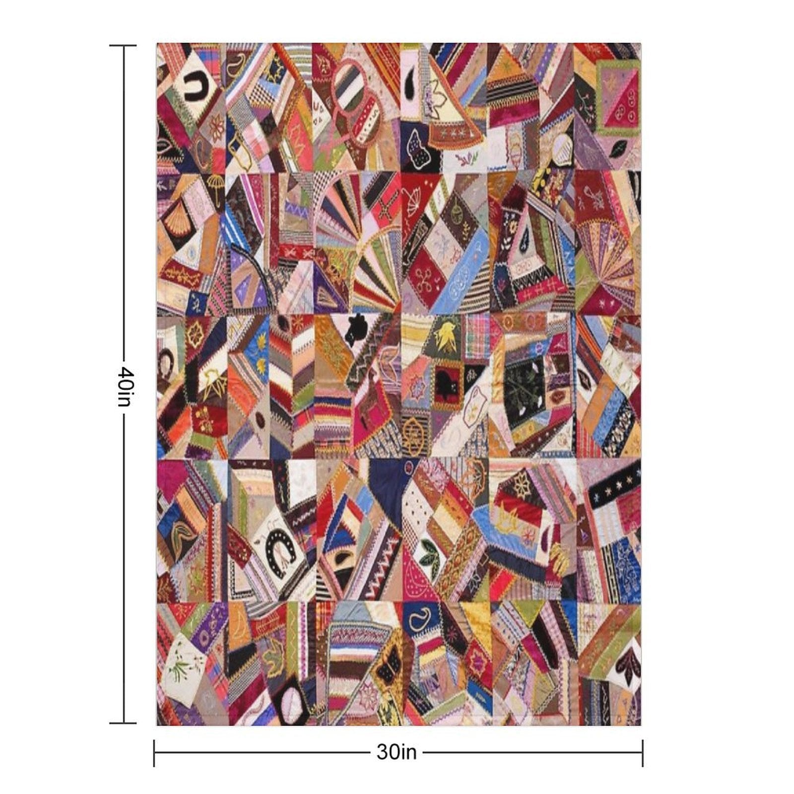 Quilt Top Versatility Throw Blanket