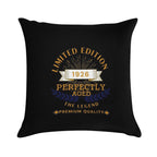 95th Birthday Legend Soft Shrink-Resistant Throw Pillow