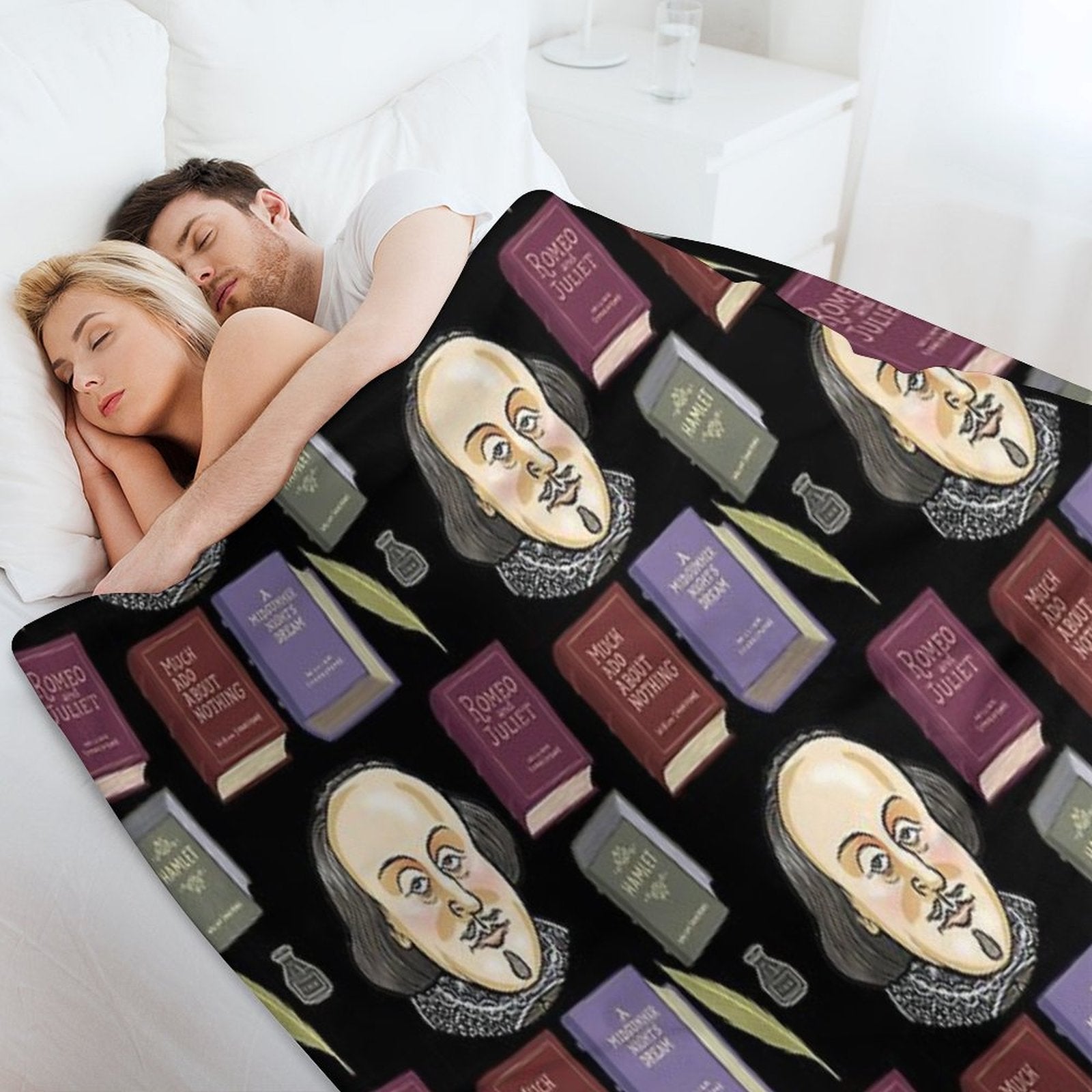 William Shakespeare Gift-ready Throw Blanket