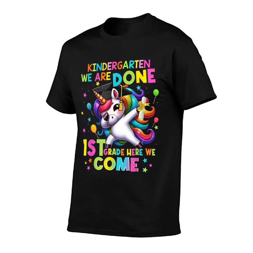 Kindergarten Graduation Cute Unicorn Girls Class Of 2025  Stretchy T-Shirt