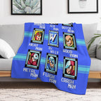 Mega Man 2 - Stage Select Compact Throw Blanket