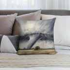 Tornado over Field Soft Multiple Sizes Throw Pillow