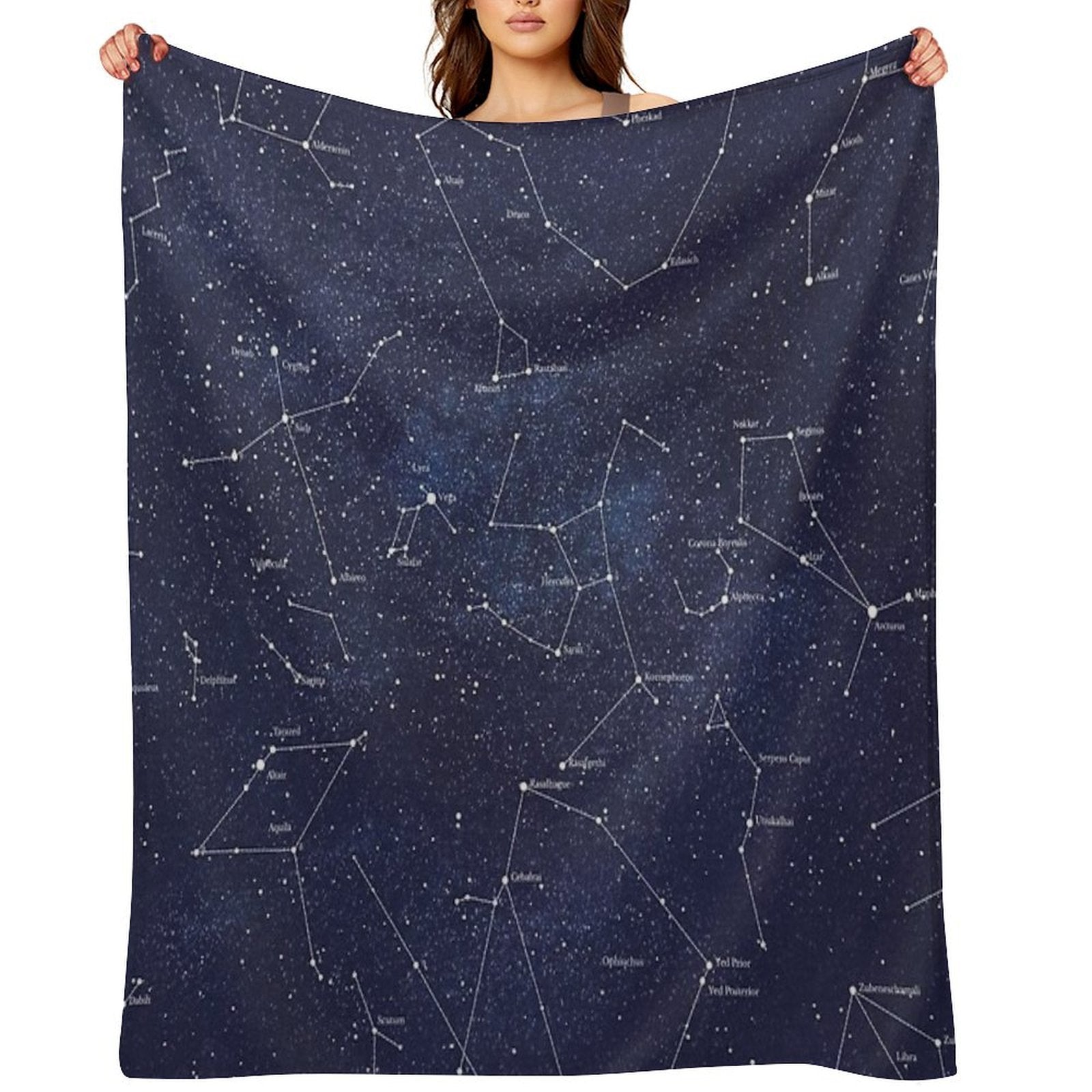 Constellations Plush Throw Blanket