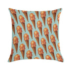 Strawberry Double Scoop Pattern Soft Ultra-Soft Texture Throw Pillow