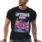Transformers Optimus Prime Portrait - Black, Small, Unisex,, Classic Fit, Graphic, Cotton, Polyester Blend  Affordable Price T-Shirt