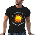 60 Trips Around The Sun 60th Birthday  Cotton T-Shirt