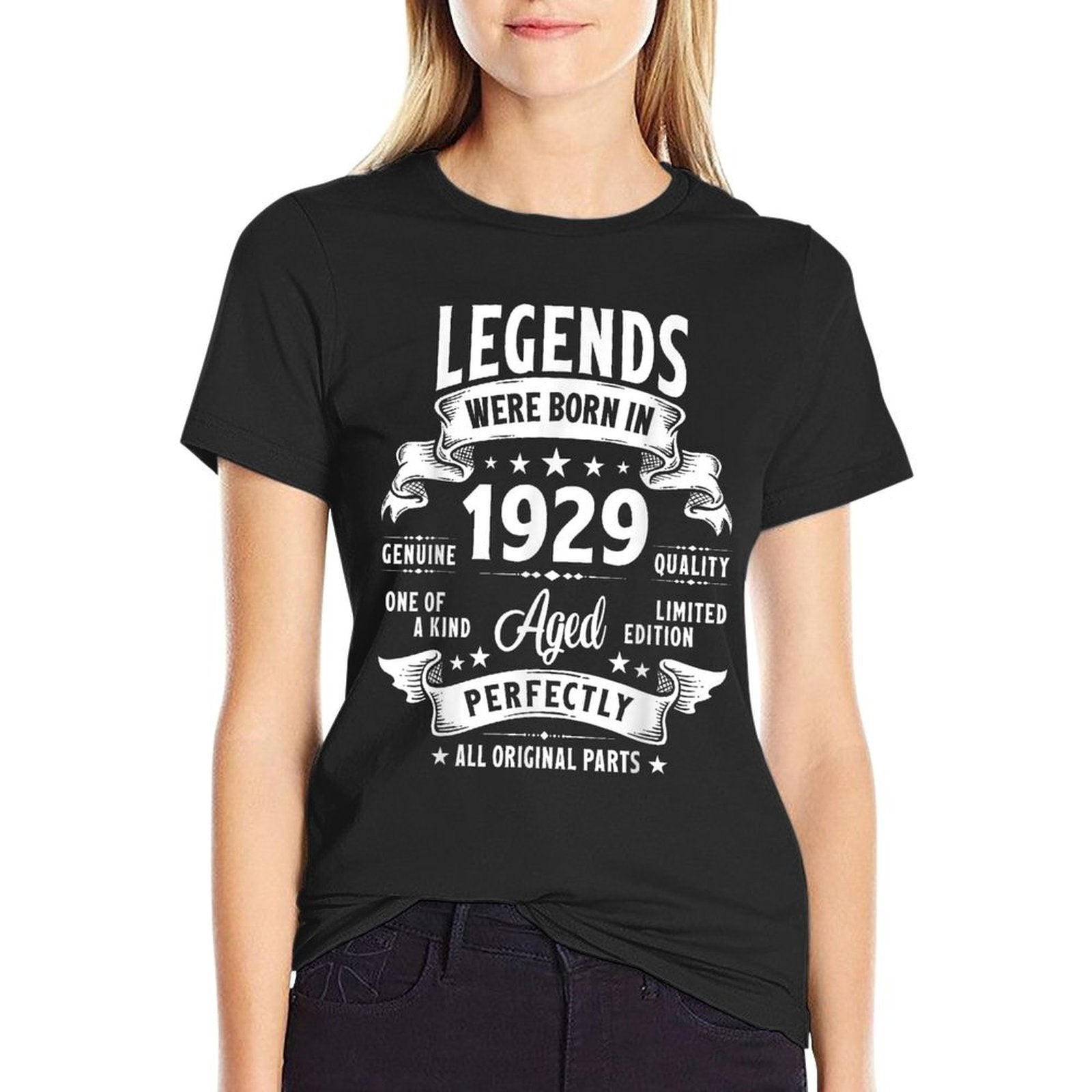 Vintage 1929 96 Year Old Gifts For Men Women 96th Birthday  Graphic-printed T-Shirt