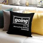 Oasis - Going - Edinburgh Soft Luxury Feel Throw Pillow