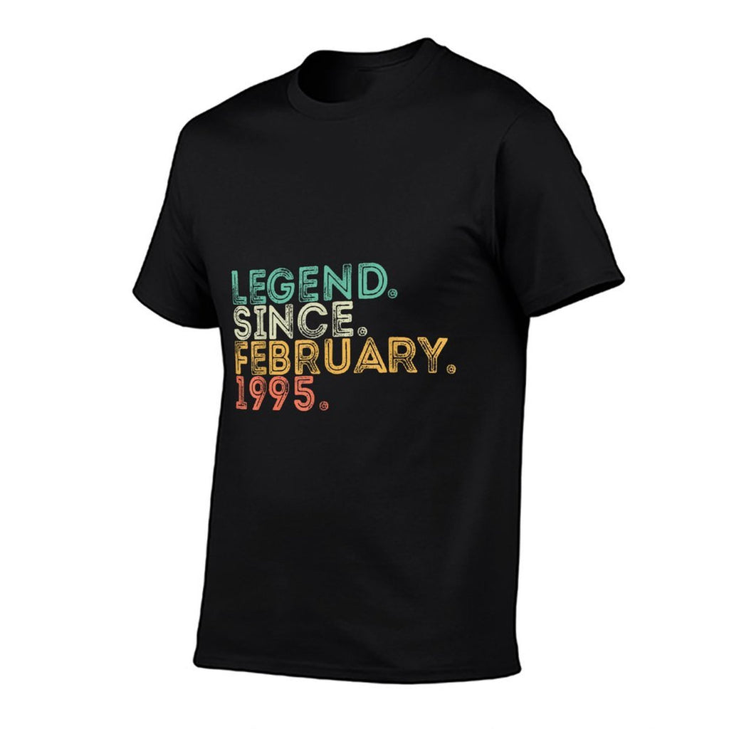 30 Years Old Legend Since February 1995 30th Birthday  Relaxed-fit T-Shirt