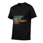 30 Years Old Legend Since February 1995 30th Birthday  Relaxed-fit T-Shirt