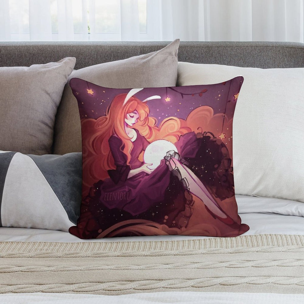 Alena Soft Short Plush Fabric Throw Pillow