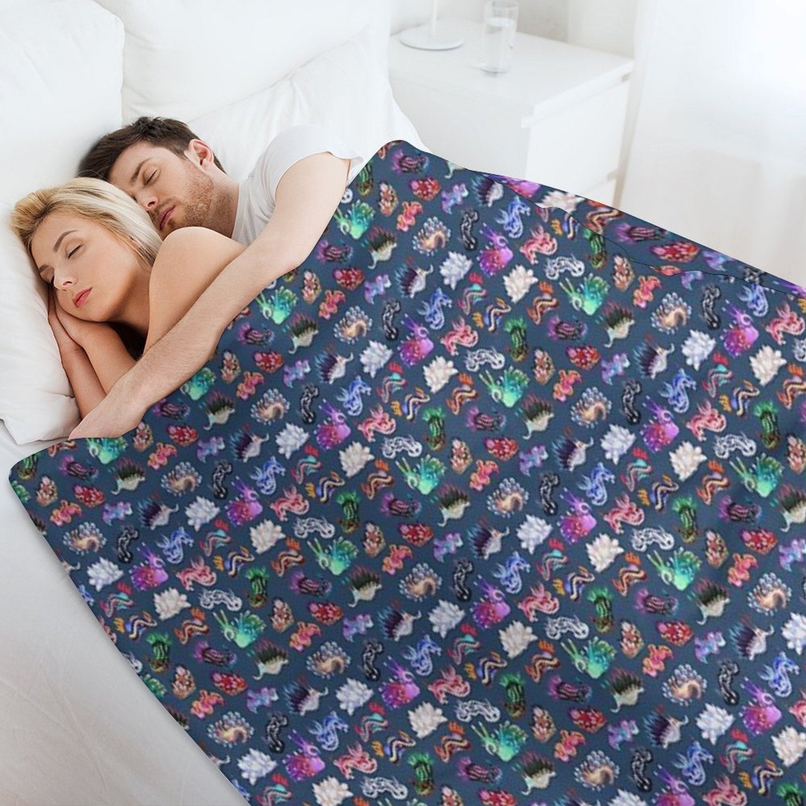 NUDIBRANCH Versatility Throw Blanket