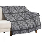Bohemian Quilt C Plush Throw Blanket