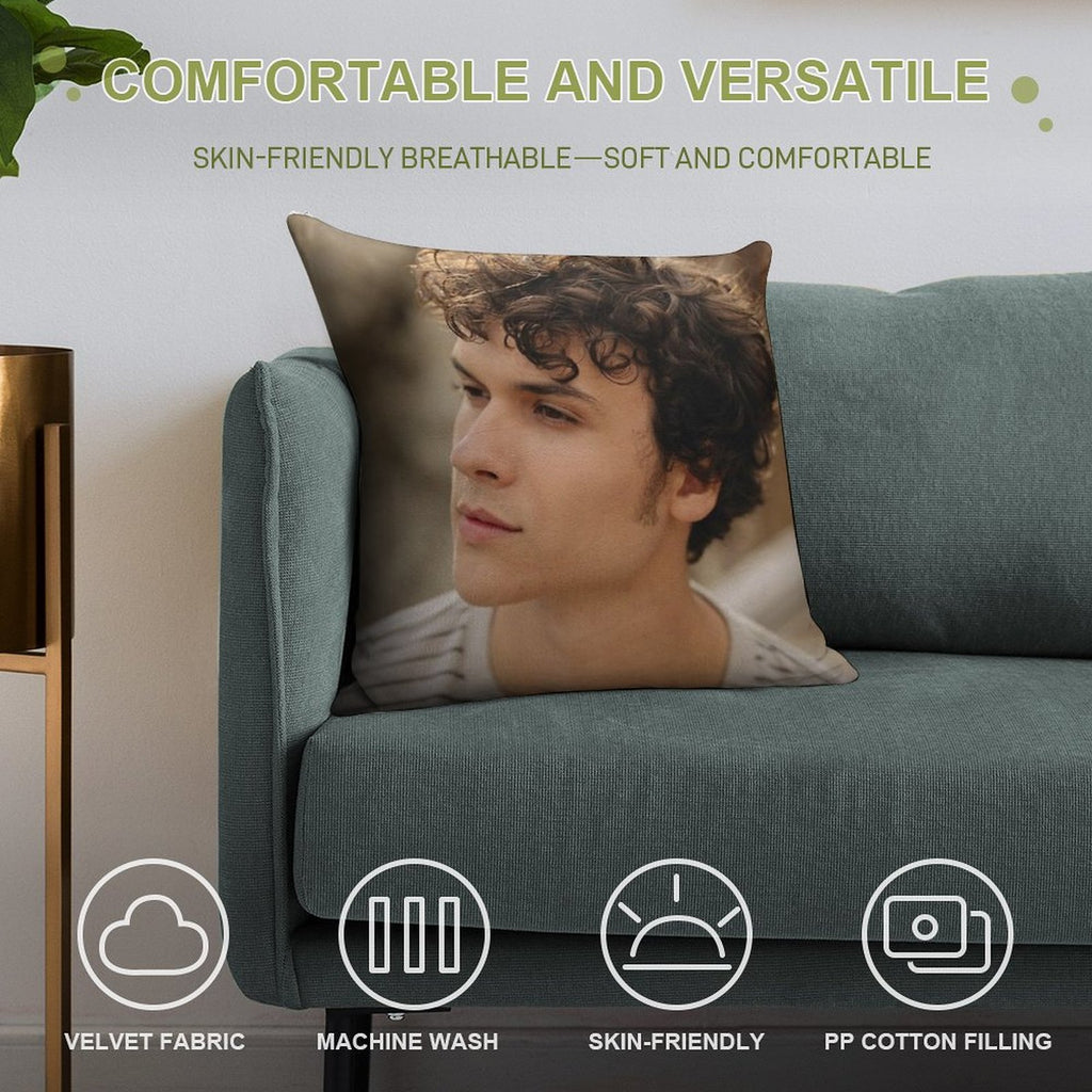 Benjamin Wadsworth Actor Soft Multiple Sizes Throw Pillow