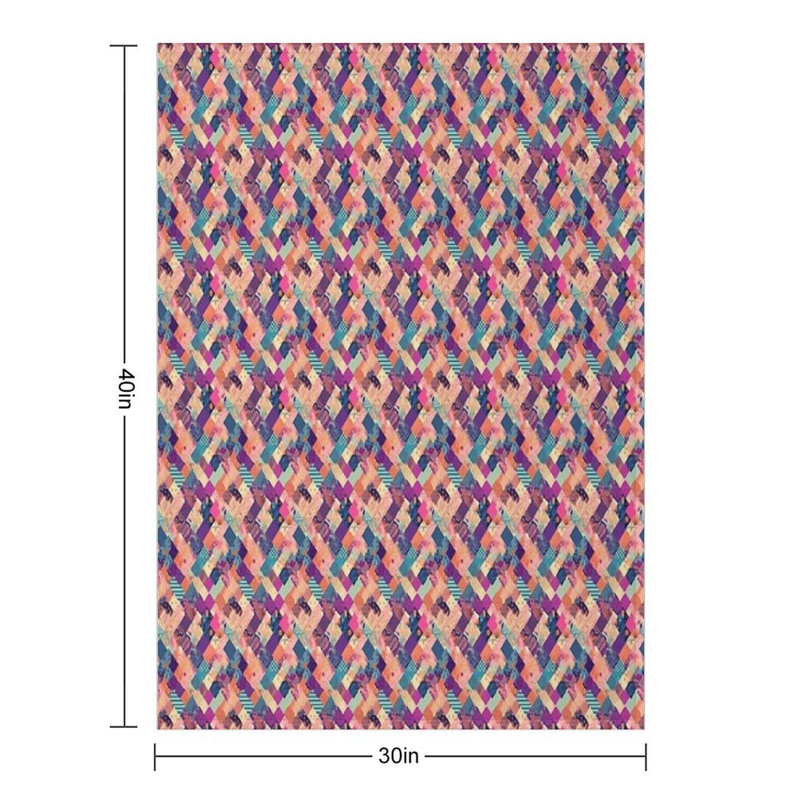 Patchwork Premium Throw Blanket
