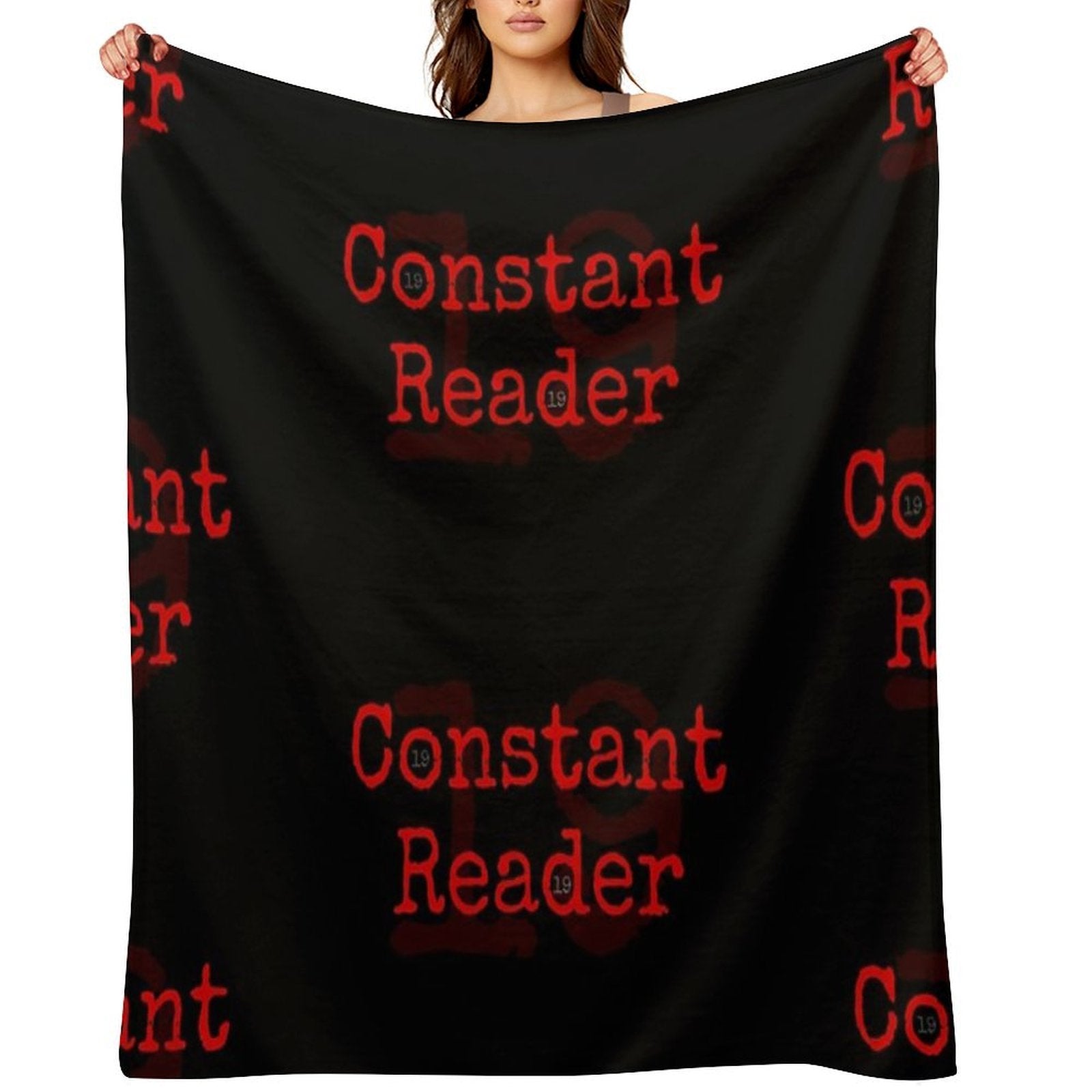 Constant Reader, Stephen King Fan Design Anti-pilling Throw Blanket