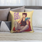 Chill Music on A Weekend Soft Luxury Feel Throw Pillow