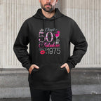 Womens Chapter 50 Fabulous Since 1975 50th Birthday Queen Diamond Unisex Design Hoodie