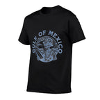 Gulf of Mexico Skeleton  Heathered Texture T-Shirt