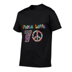 70th Birthday T 70 Years Olds Peace Sign Gift  Classic T-Shirt
