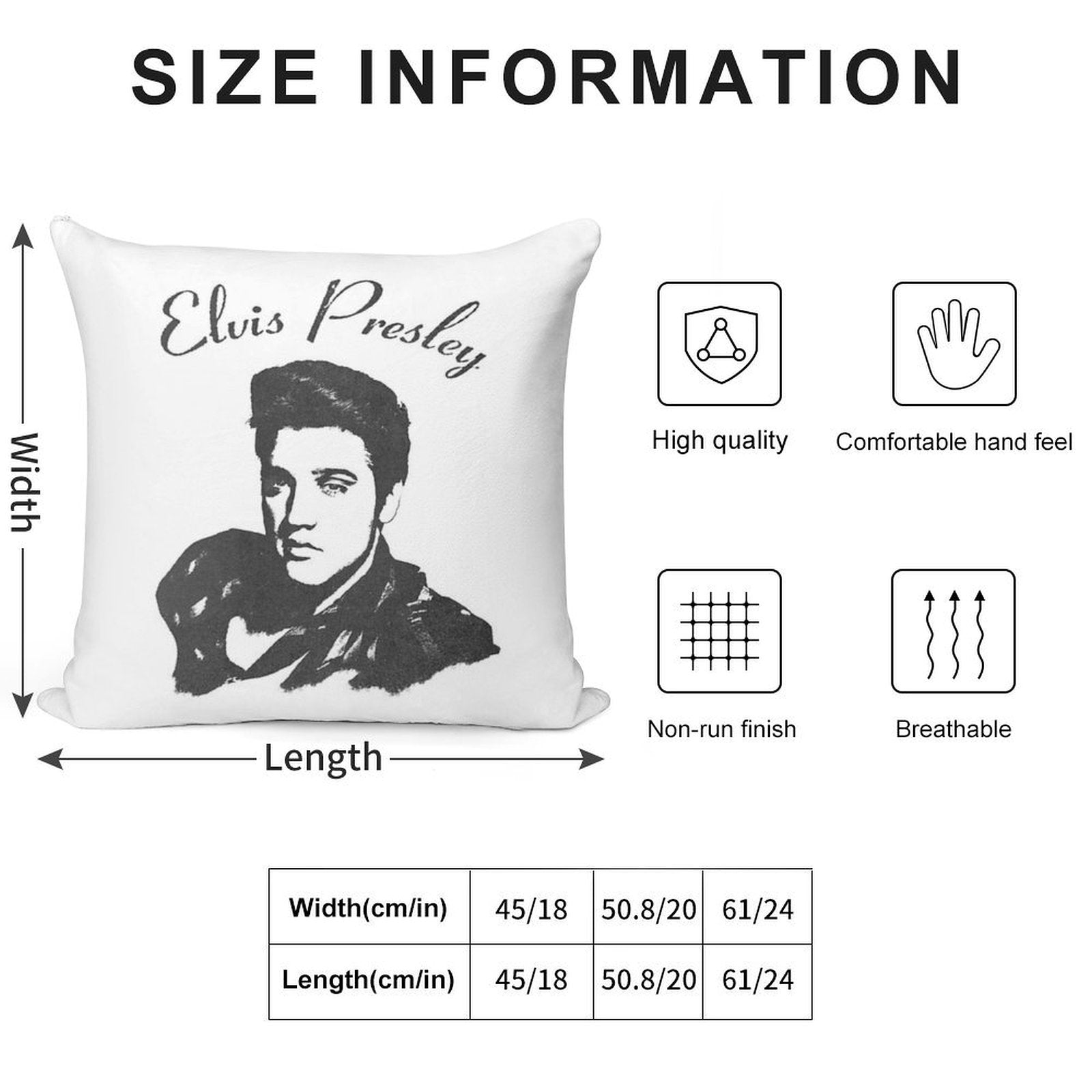 Vintage Official Script Soft Decorative Cover Throw Pillow