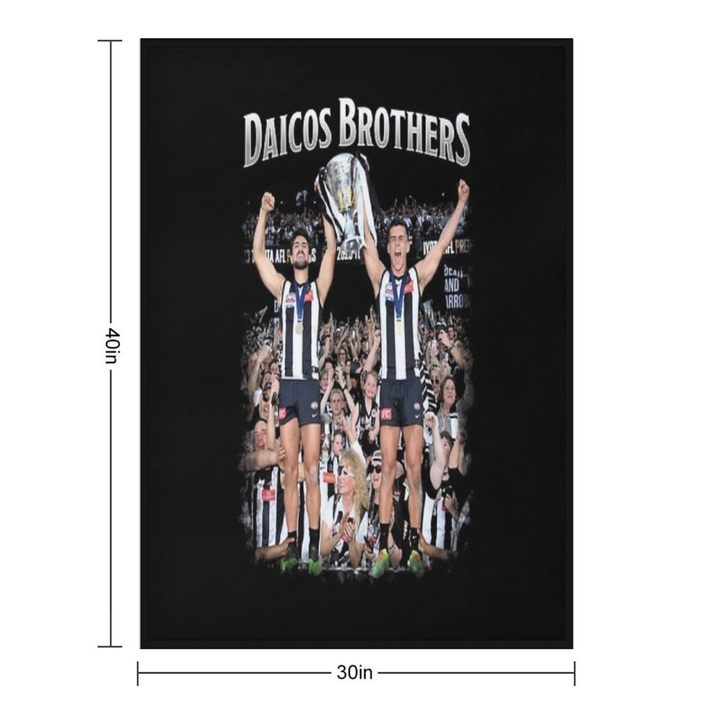 DAICOS BROTHERS Machine-washable Throw Blanket