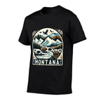 Montana Outdoors Landscape Treasure State  Relaxed-fit T-Shirt