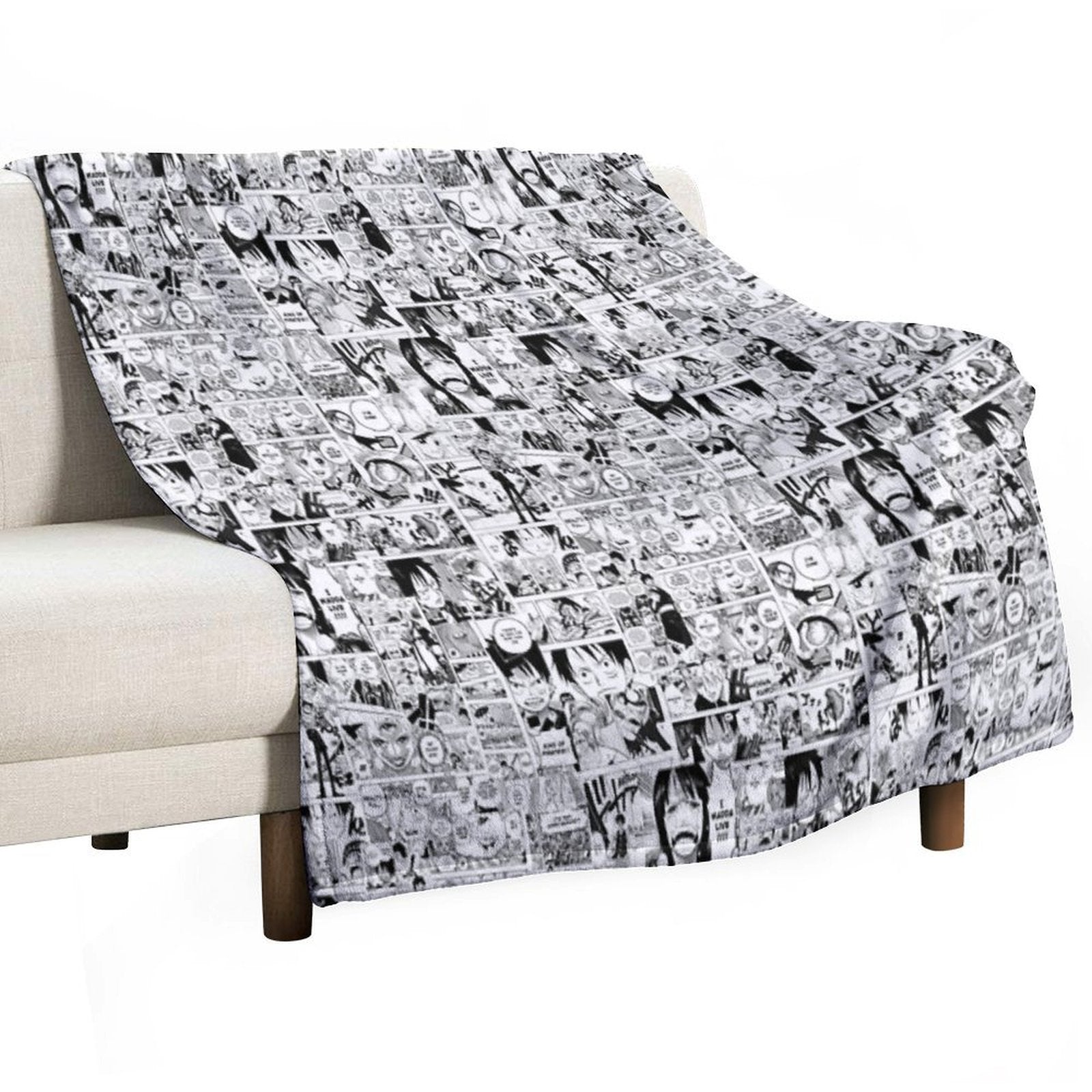 One Piece Manga Collage Comfort Throw Blanket