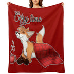 Cozy Time Foxy Blanket Comfort Throw Blanket
