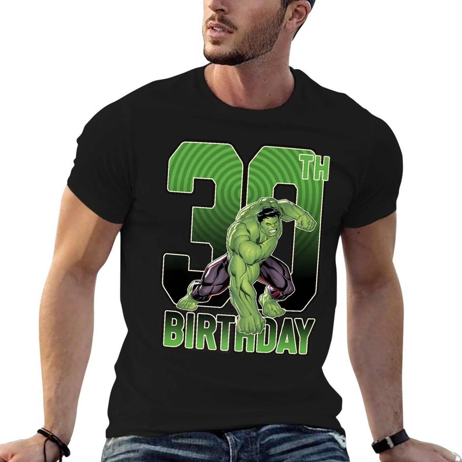 Marvel Hulk Smash 30th Birthday Premium Premium  Soft T-Shirt