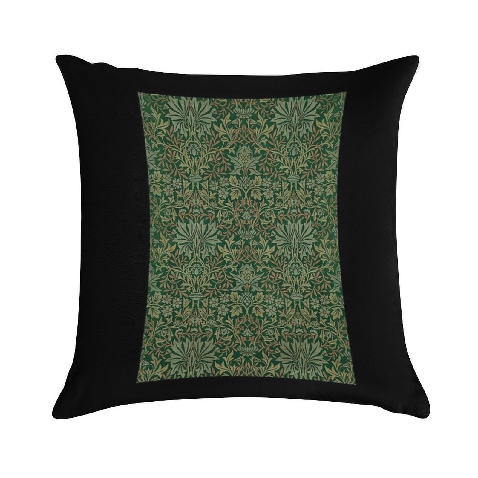 Flower Garden by William Morris (1834-1896) Classic . Soft Reinforced Edging Throw Pillow