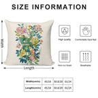 Floral Dragon Soft Bedroom Essential Throw Pillow