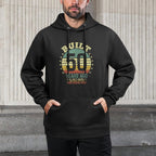 Built 50 Years Ago All Parts Original Funny 50th Birthday Medium-Weight Fabric Hoodie