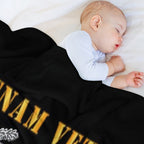Army - Vietnam Veteran - Cbt Infantryman W CIB VN SVC Eco-conscious Throw Blanket