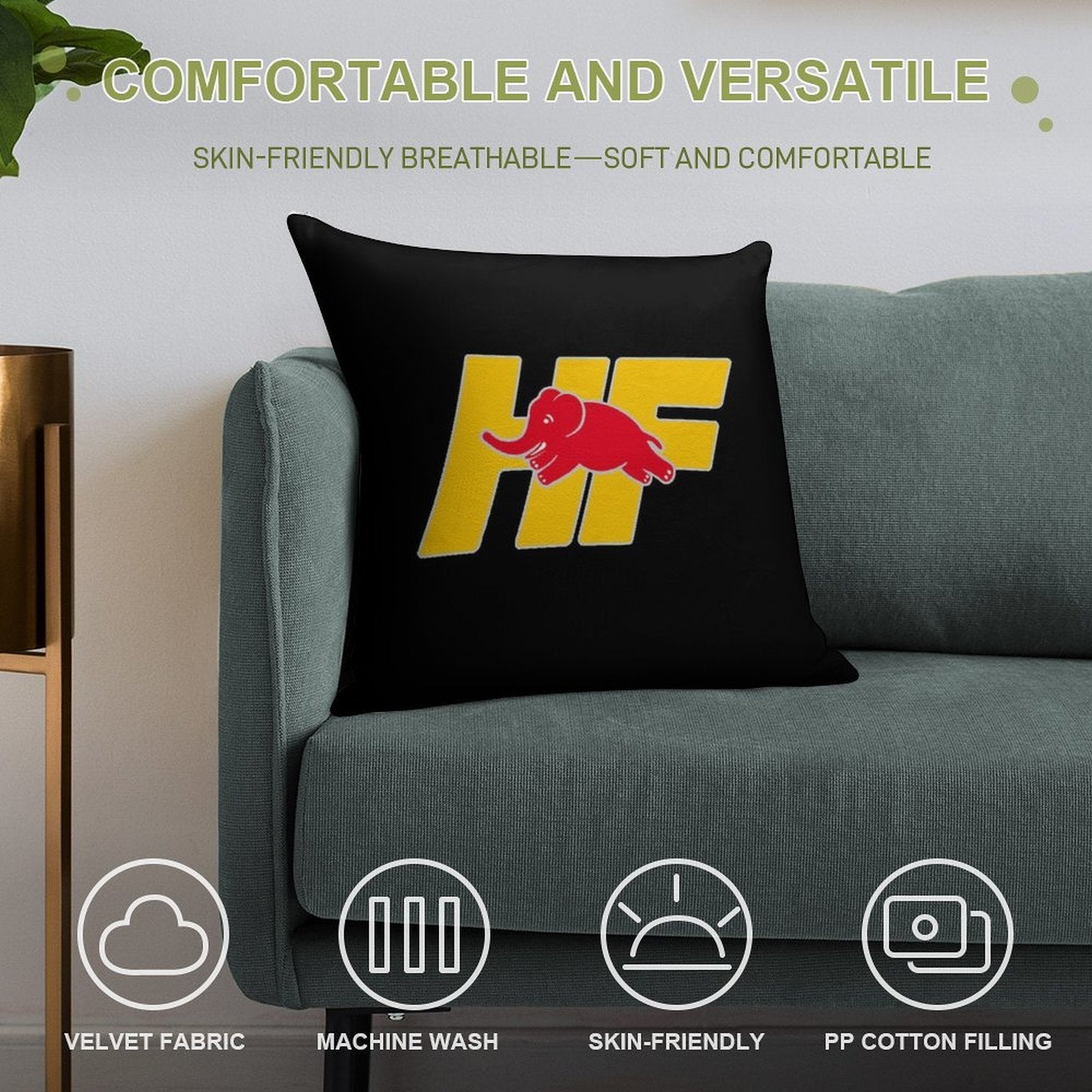 Lancia HF Soft Luxury Feel Throw Pillow