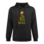 Builder Xmas Workman Tree Christmas Easy Care Hoodie
