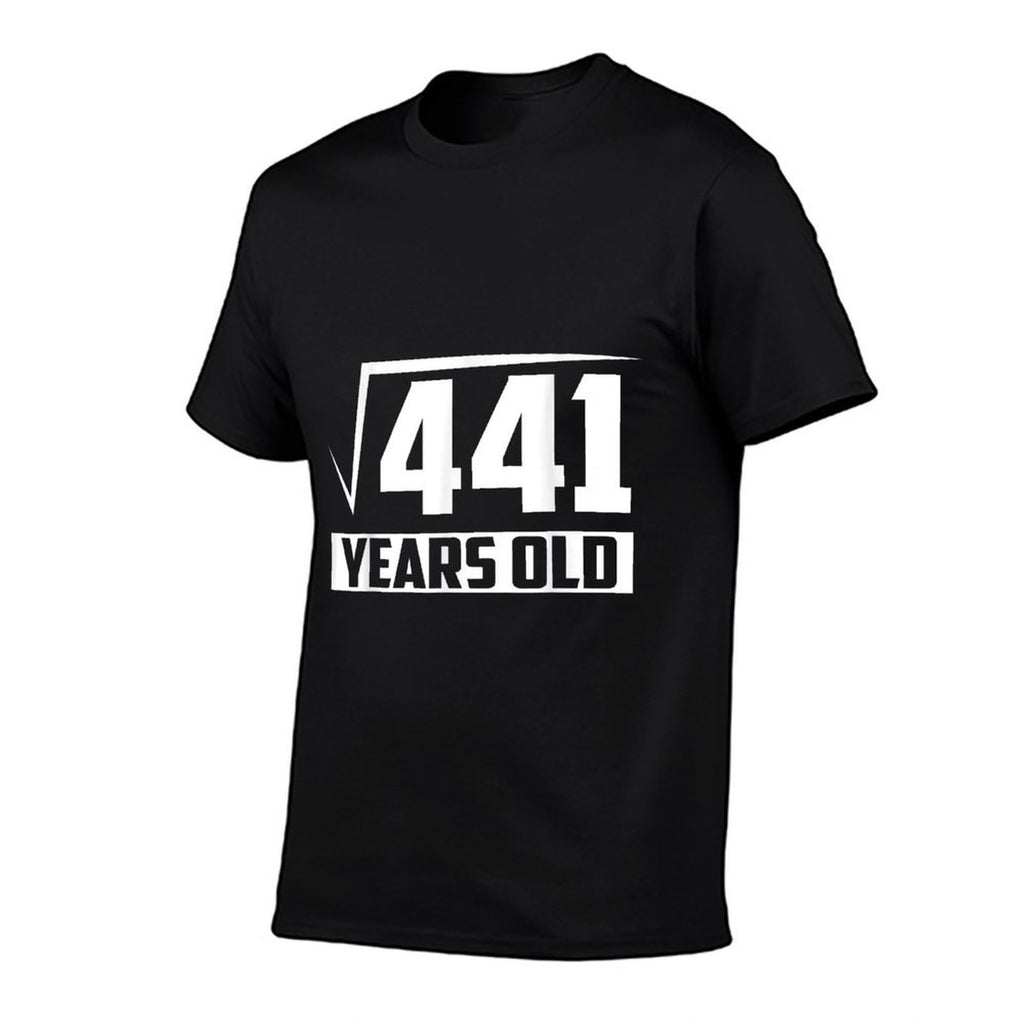 21 Years Old Square Root - Funny 21st Birthday Gift  Moisture-wicking T-Shirt