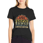 Born April 1959 Limited Edition 60th Birthday Gifts  Eco-friendly Material T-Shirt
