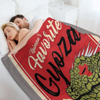Dorohedoro Anime Kaiman Eating Gyoza Multi-functional Throw Blanket