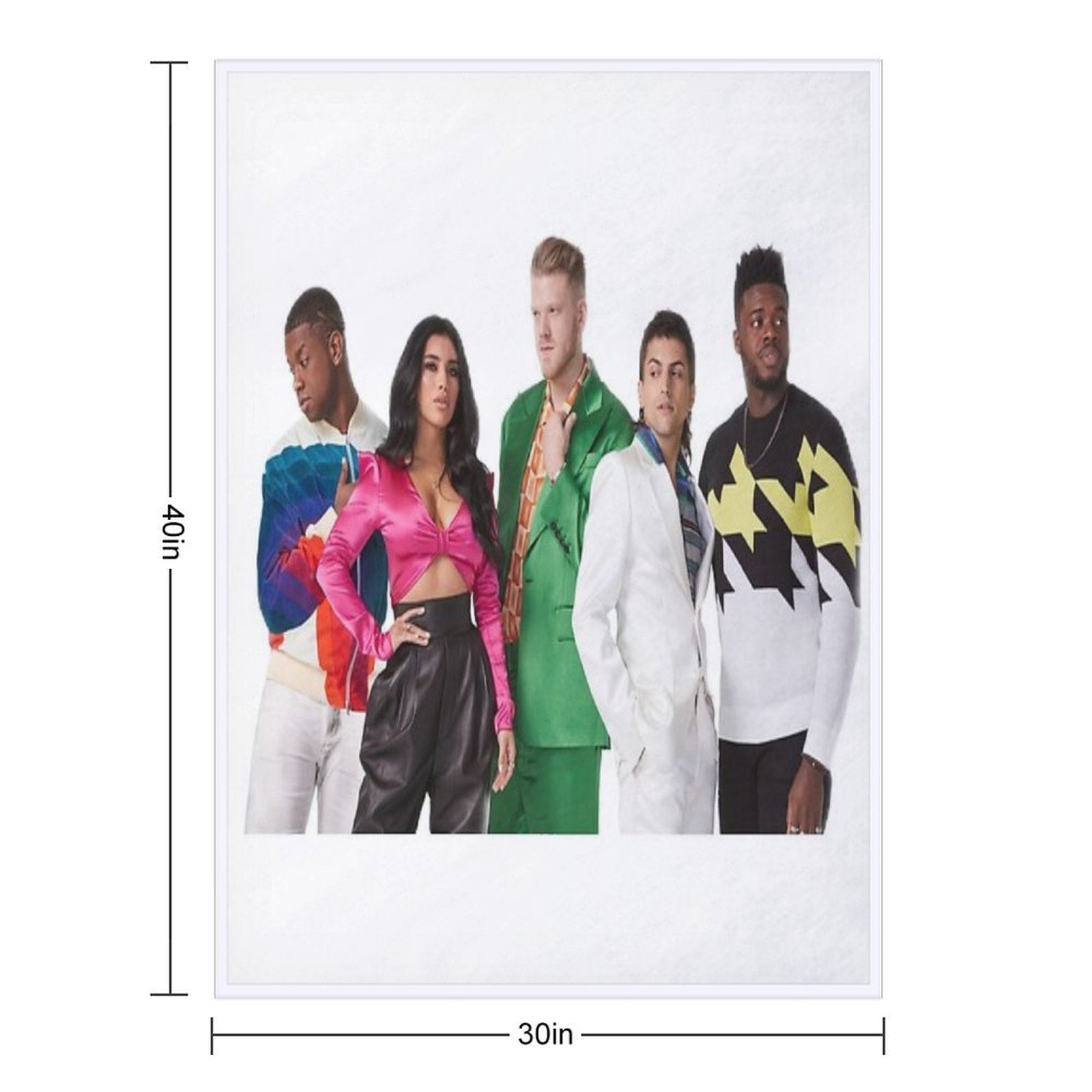 Pentatonix Eco-conscious Throw Blanket