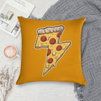 Thunder Cheesy Pizza Soft Durable Construction Throw Pillow