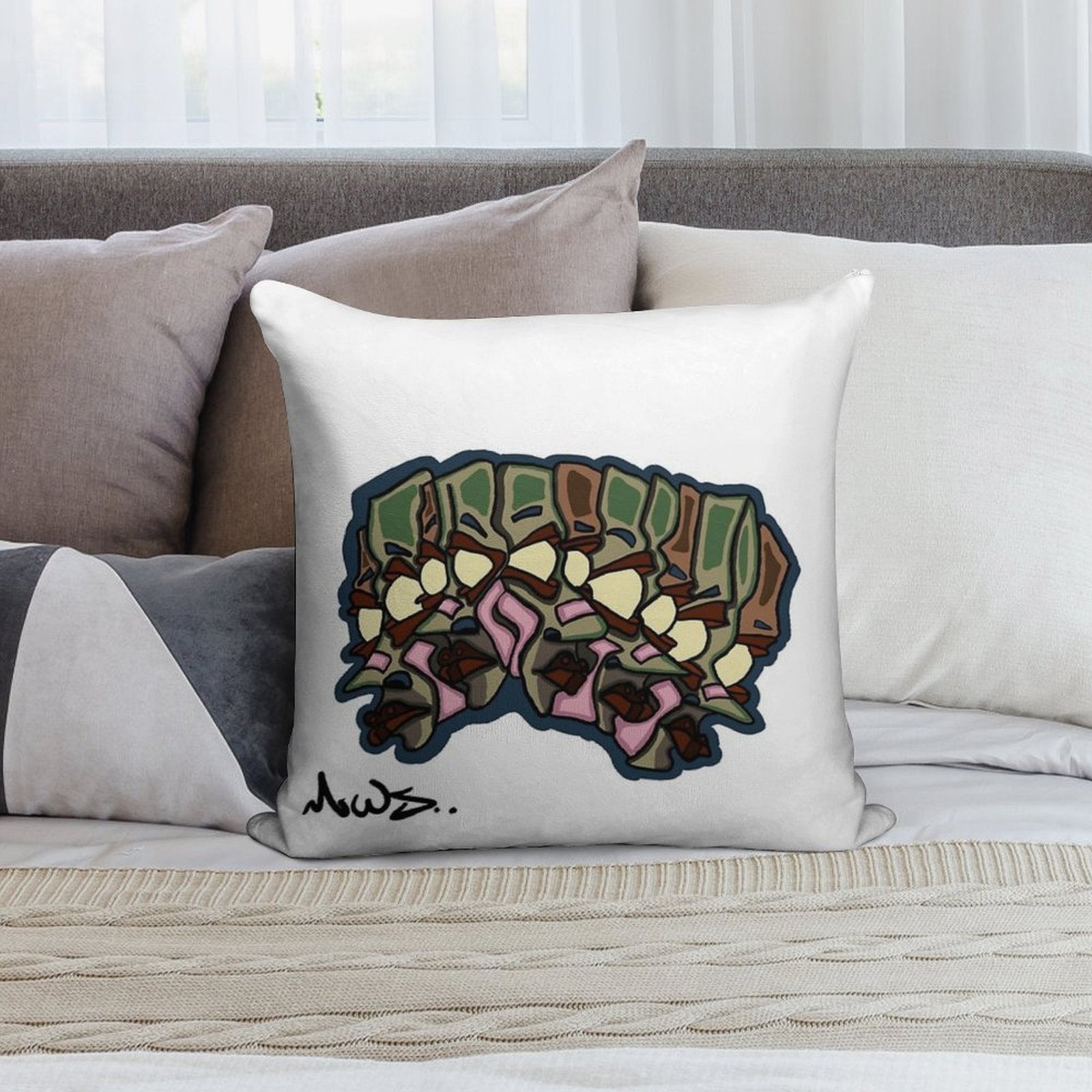 Front Pivots Face Soft Gift Ready Throw Pillow