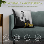 Handsome Nathan Carter Soft Luxury Feel Throw Pillow