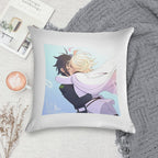 Owari No Seraph MikaYuu Kiss Soft Durable Construction Throw Pillow