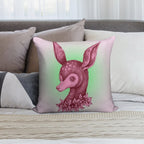 Rudy Soft Short Plush Fabric Throw Pillow