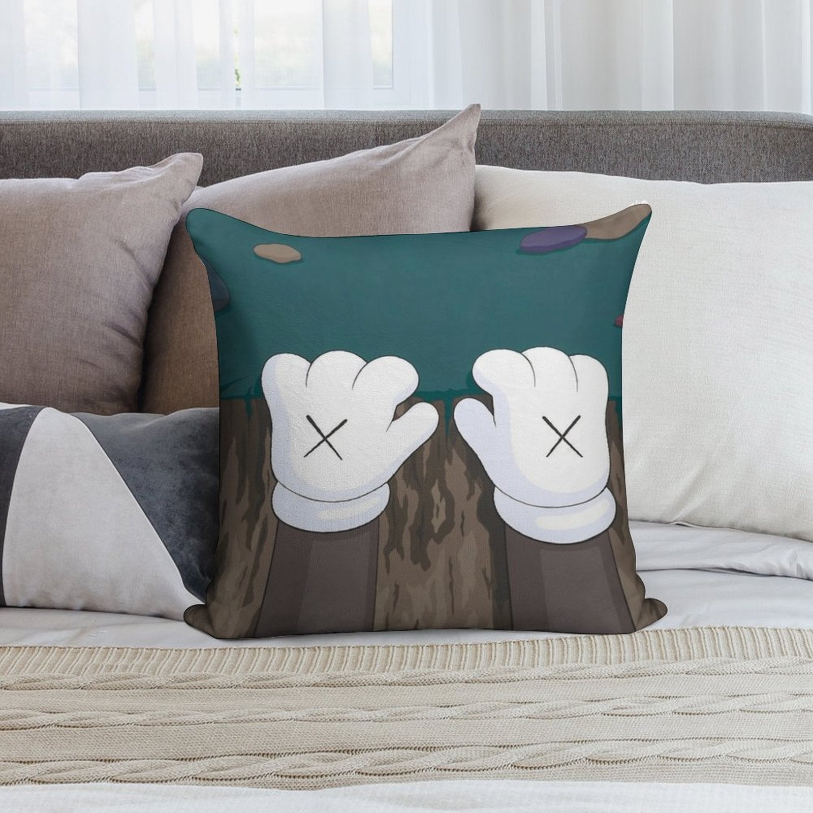 Old Friend Are Hard to Bury Soft Fade-Resistant Throw Pillow