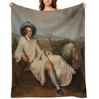 Johann Heinrich Wilhelm Tischbein, Goethe in The Roman Campagna Travel-friendly Throw Blanket