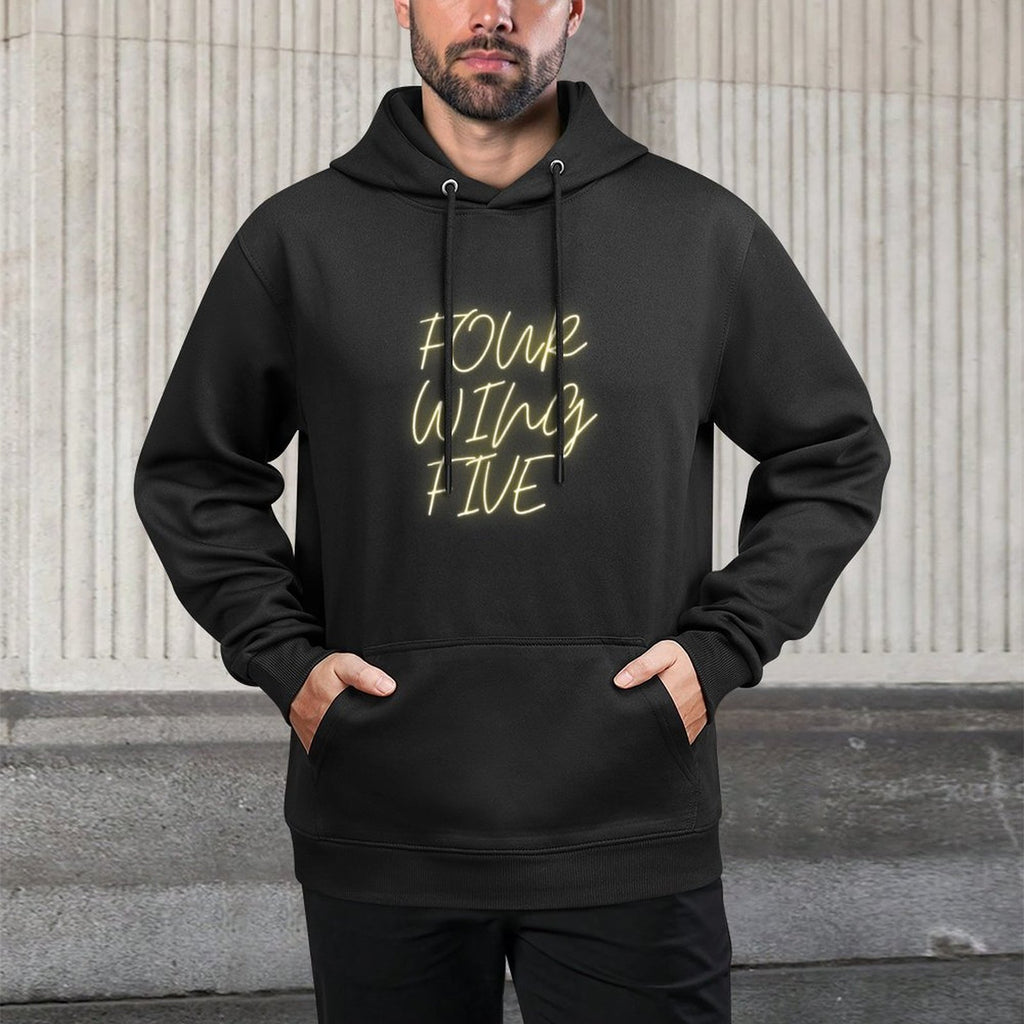 Enneagram 4w5 Type 4 Wing 5 Individualist Sparkle Script Easy Care Hoodie