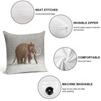 The Ice Age Sucked Soft Skin-Friendly Throw Pillow