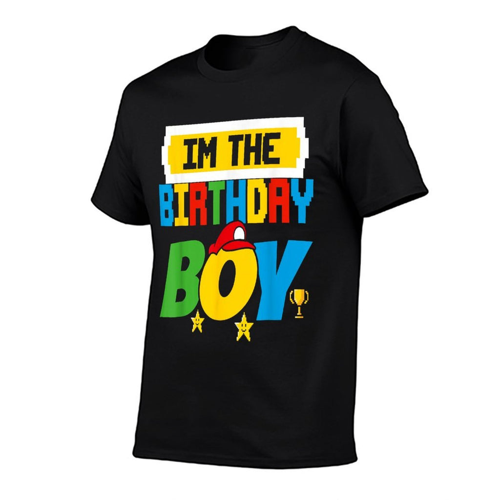 Im The Birthday Boy Game Gaming Family Matching  Fade-proof Color T-Shirt